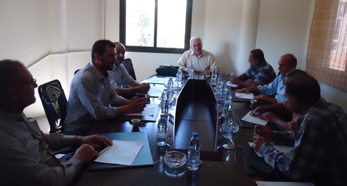The committees of municipalities of West Baalbeck hold a meeting to discuss the sectoral plan