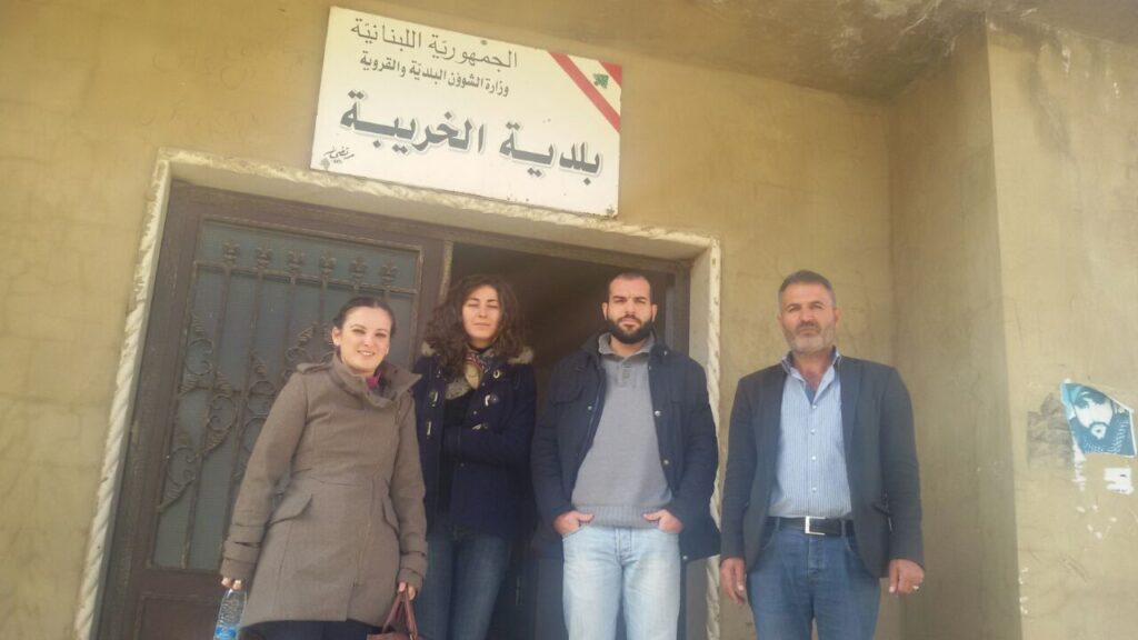 European TG1 CABURERA visited the municipality of Khraibeh to discuss the problems of the area