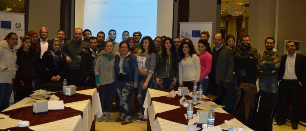 training workshop in Kanaan Hotel-Baalbek for Lebanese youth with a Spanish team