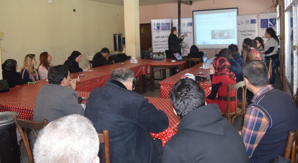 dissemination day in Hermel in presence of European TG1