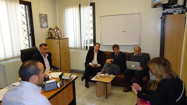 Fact-finding mission in Hermel / meeting with the management board of Batoul hospital
