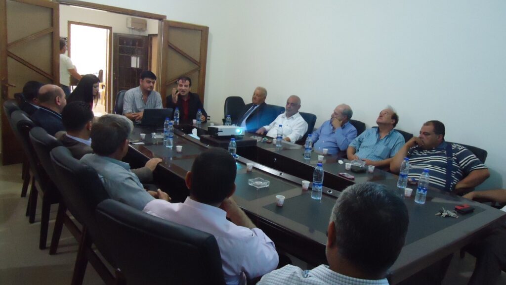 Public meeting was held to discuss the plan of East Baalbeck