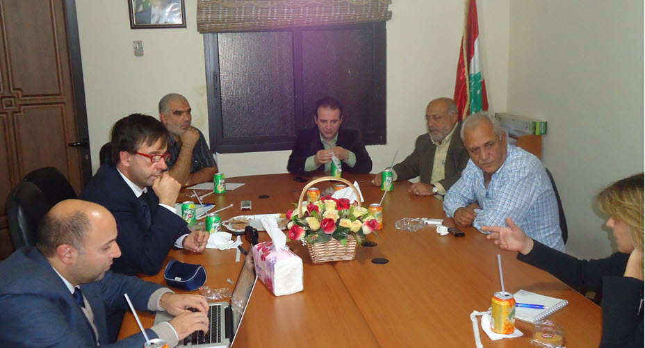 Fact-findin mission in Hermel / meeting with Al-Qasr municipality