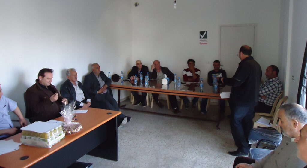 training workshop for the owners of touristic institutions on Al Assi River