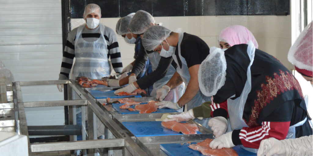 launching the Fish processing and packaging center