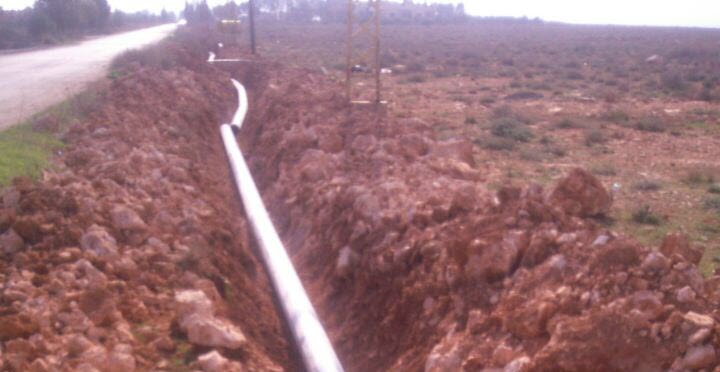 extending of sewage line in bait tashm village