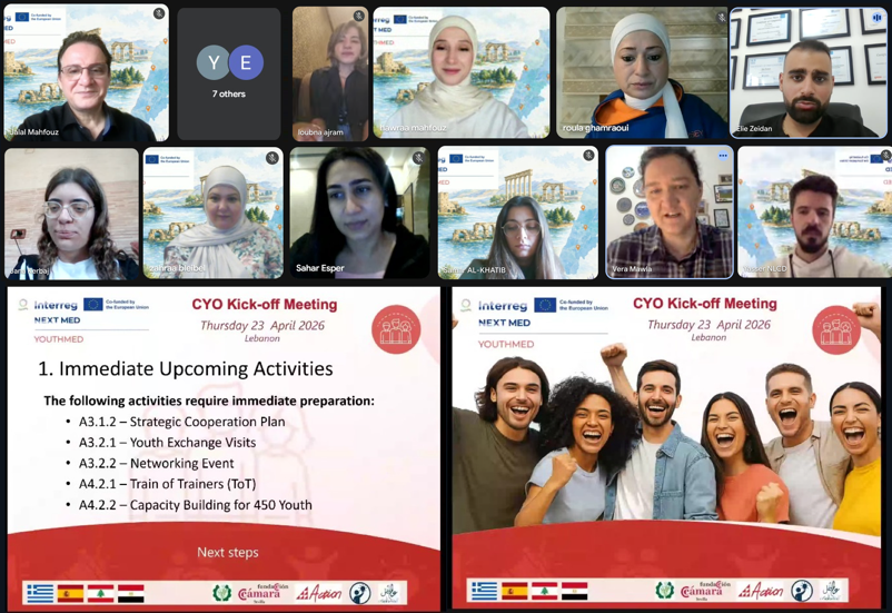 YOUTHMED Launches Cross-Border and Training Activities in Lebanon